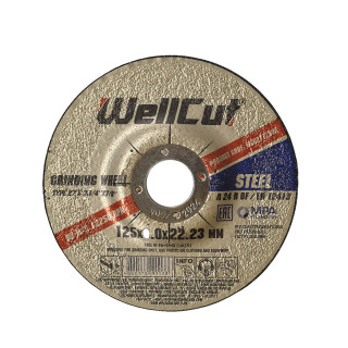 Шліфувальний круг WellCut 1 14А 125 6,0 22,23