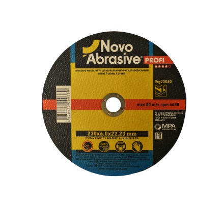 NovoAbrasive PROFI**** grinding wheel 1 14А 230 6,0 22,23
