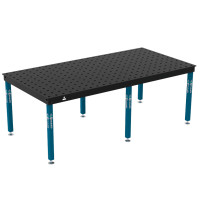 Зварювальний стіл BASIC на опорах 2400x1200 mm fi28 mm Сітка 100x100 mm