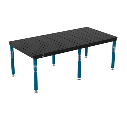 Зварювальний стіл BASIC на опорах 2400x1200 mm fi28 mm Сітка 100x100 mm
