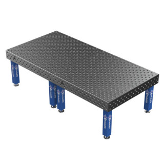 Зварювальний стіл EXPERT на опорах 3000x1480 mm fi28 mm Сітка Діагональна