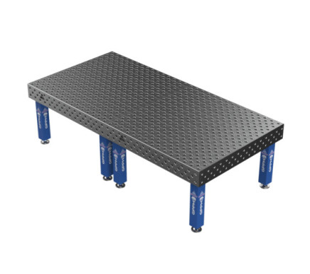 Зварювальний стіл EXPERT на опорах 3000x1480 mm fi28 mm Сітка Діагональна