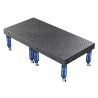 Зварювальний стіл EXPERT на колесах 3000x1480 mm fi28 mm Сітка Діагональна