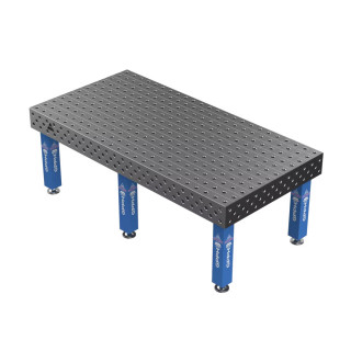 Зварювальний стіл EXPERT на опорах 2400x1200 mm fi28 mm Сітка 100x100 mm