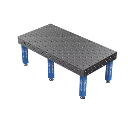 Зварювальний стіл EXPERT на опорах 2400x1200 mm fi28 mm Сітка 100x100 mm