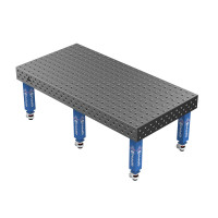 Зварювальний стіл EXPERT на колесах 2400x1200 mm fi28 mm Сітка 100x100 mm