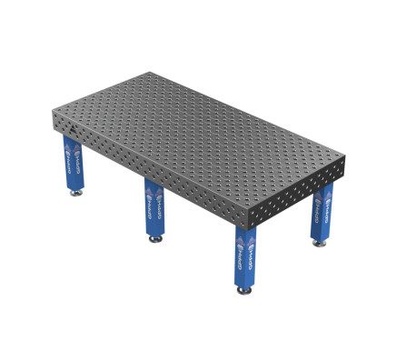 Зварювальний стіл EXPERT на опорах 2400x1200 mm fi28 mm Сітка Діагональна