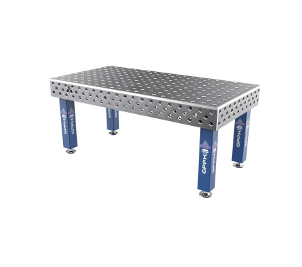 Зварювальний стіл EXPERT на опорах 2000x1000 mm fi28 mm Сітка 100x100 mm