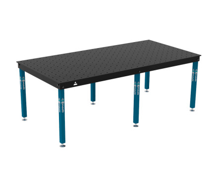 Welding Table BASIC on Supports 2400x1200 mm fi16 mm Grid 100x100 mm