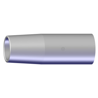 Gas nozzle, electroplating. D 18.0/25/72 mm