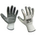 Knitted polyester mittens, nitrile coating (series), size 10 WERK