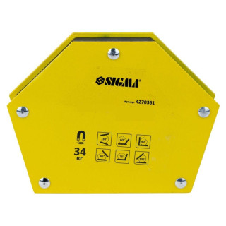 Тримач магнітний трапеція SIGMA 34 кг